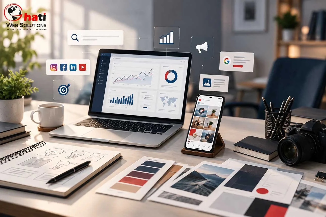 Professional digital marketing services company in Pathankot Punjab helping businesses grow online